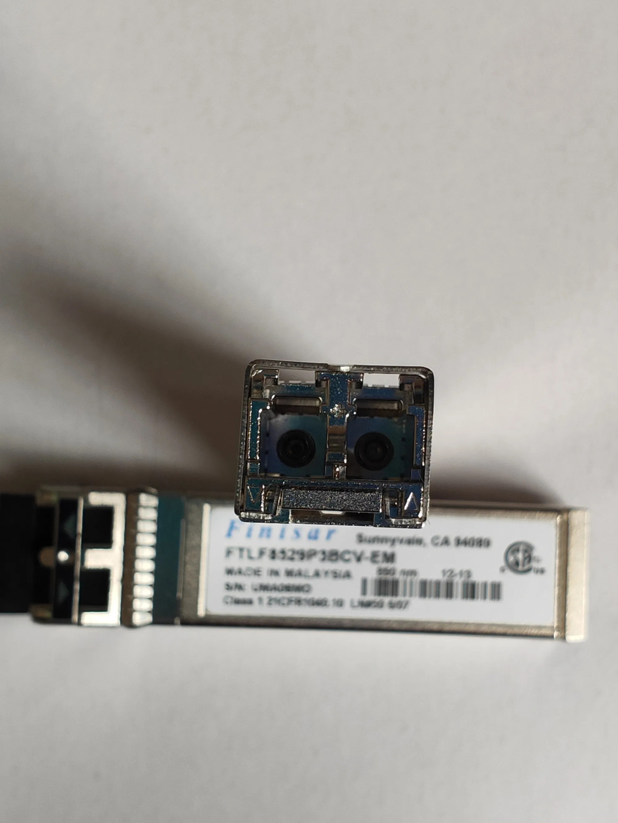 Finisar 16G SFP FTLF8529P3BCV-EM, 16G SFP + 850nm, 16G LC 파이버 채널 트랜시버, 파이버 채널 모듈, 16g 광섬유, 1 개