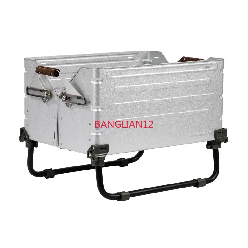 

Складной ящик для хранения, аксессуары, крышка из алюминиевого сплава, откидная столешница.