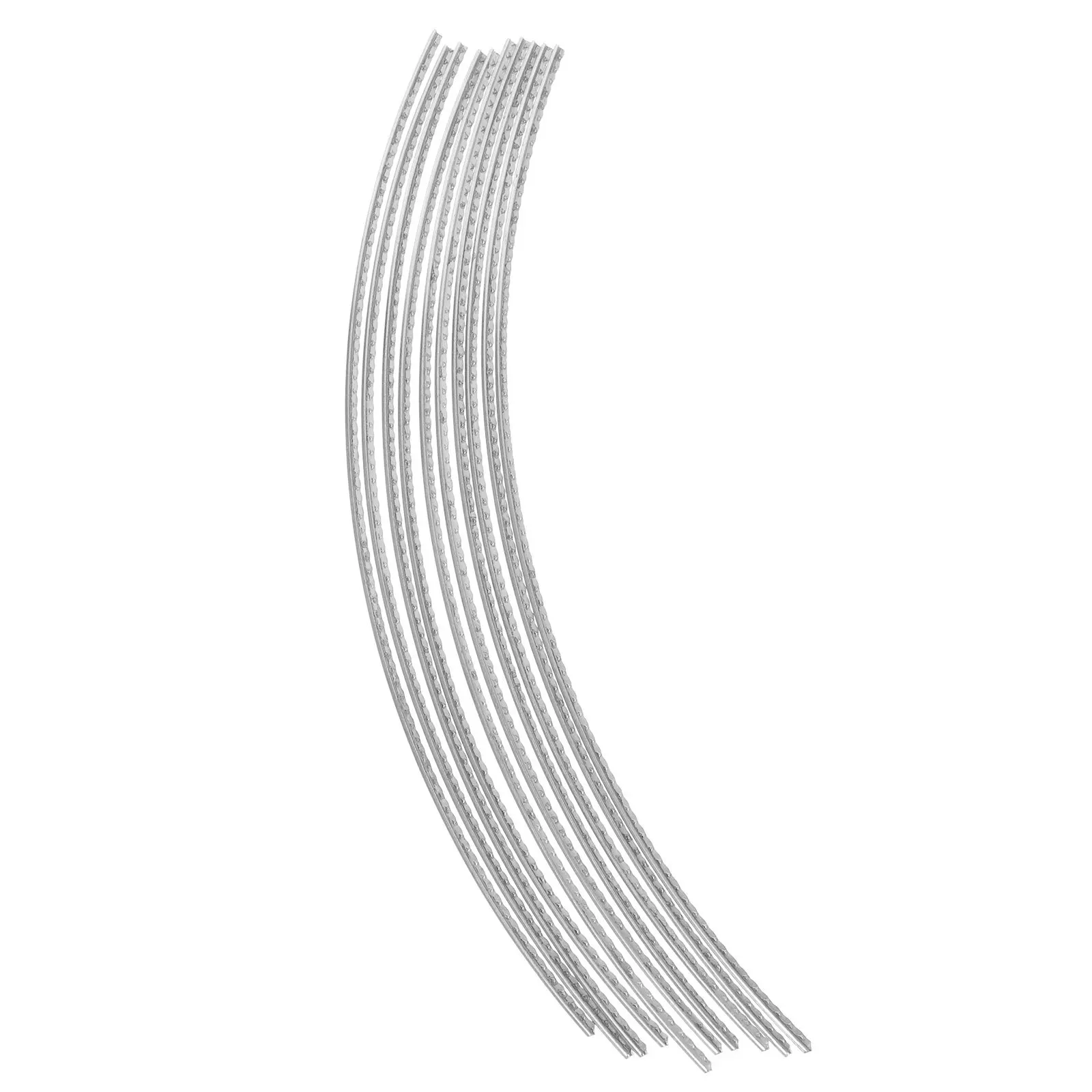 

10Pcs High-Density Metal Fret Wires Smooth Finish Long-Lasting Durability Suitable for Electric Folk Classical Guitar Fretboard