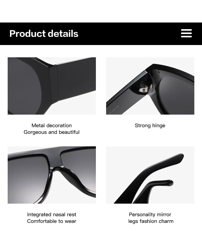 Vintage Übergroße Ovale Blaulichtfilter-Brille für Damen Neue Mode Leoparden-Computerbrillengestell Damen-Sonnenbrille – Detail 12