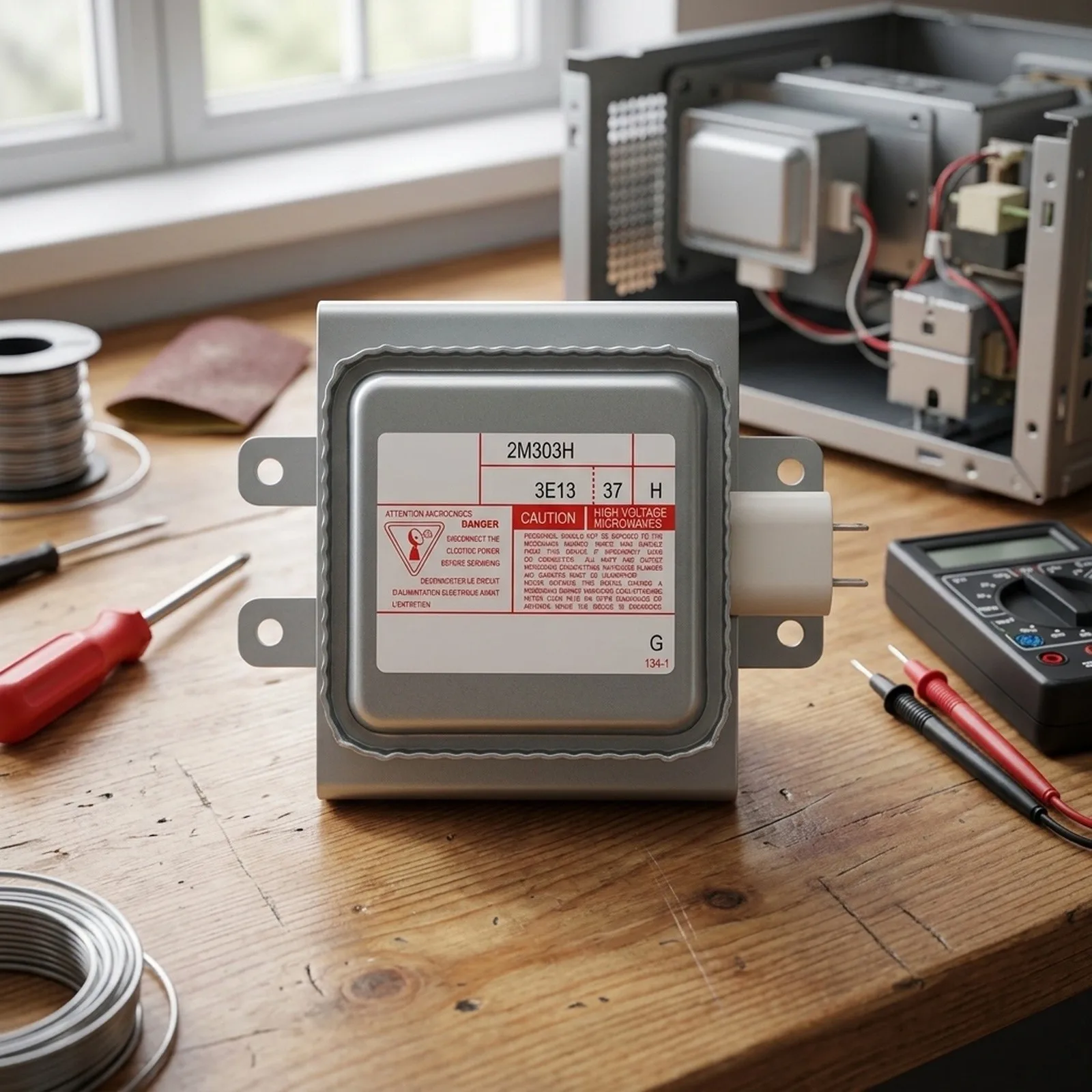 Aerodynamically Designed Microwave Magnetron for Model 2M303H Delivering Reliable Performance with a Stable Base Plate
