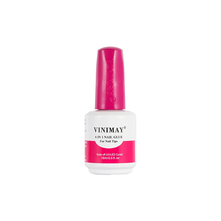 15ml 6 in 1 Function Gel Use As Base Top Coat Reinforce Construction Gel Stick Nail Tips Blooming Gel for Nails