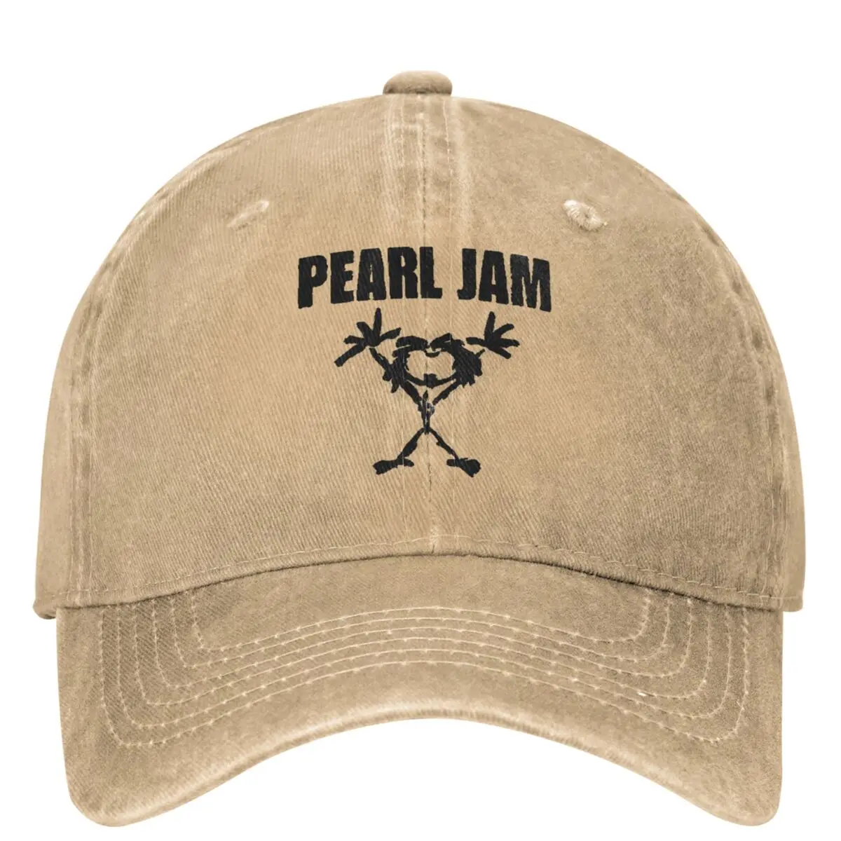 Pearl Jams Metal Band Rock Music Baseball Caps Outfits Retro Distressed Denim Sun Cap Men Women Running Golf Hats Cap