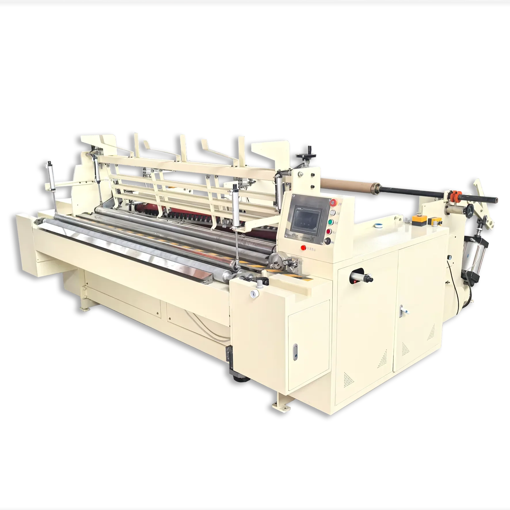 YG Customized 1800 Series Fully Automatic Toilet Paper Rewinder - High-speed Embossing And Cutting Paper Rolling Machine