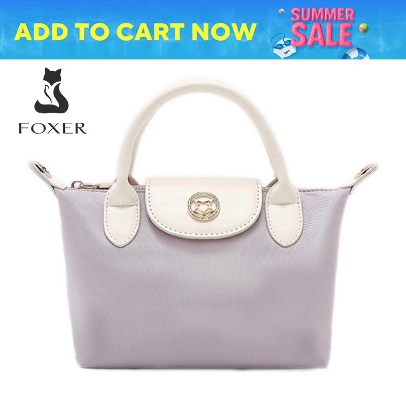 

FOXER Fashion Women's Handbag Trapeze Bag 2025 New Summer Casual Crossbody Purse Female Shoulder Bag as Gift