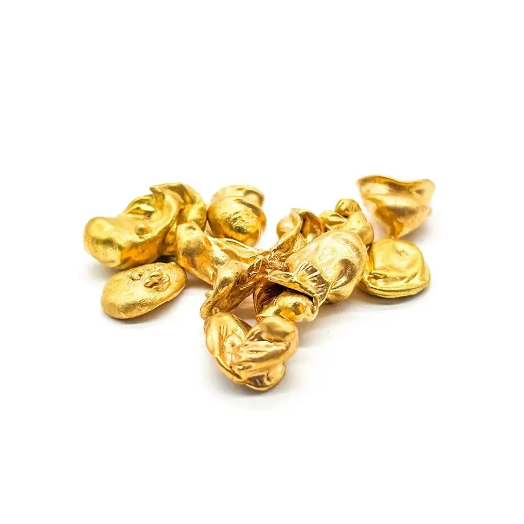 500g Dental Lab Yellow Metal Alloy for Full Cast Crown Casting Golden Particles