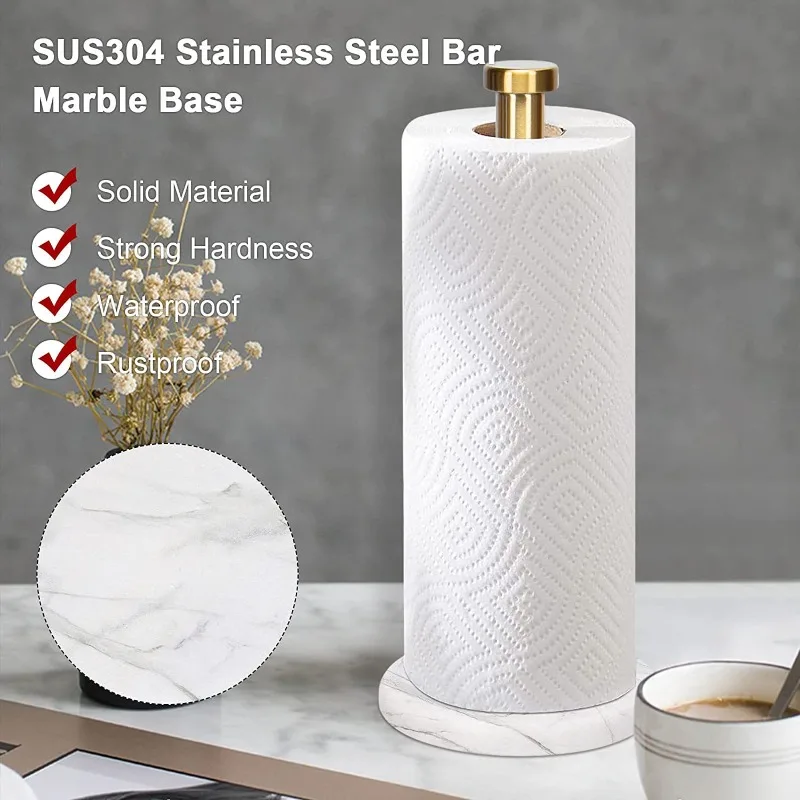 Spot simple Nordic style kitchen tissue rack, dining table vertical roll paper rack, plastic wrap storage rack