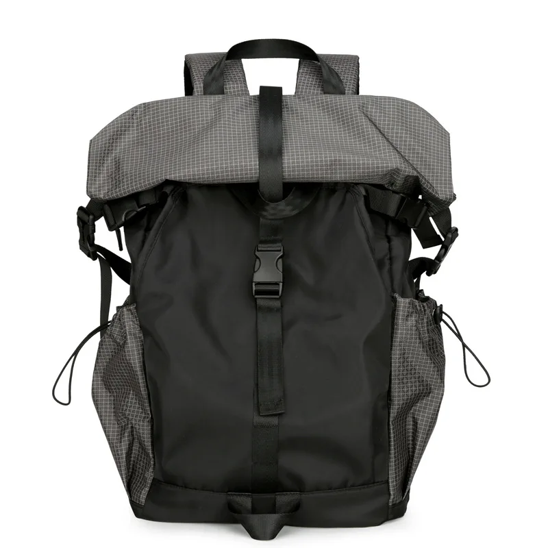 

New Men's Roll-Top Backpack Fashion Functional Style Travel Casual Outdoor Backpack