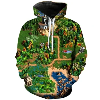 Hoodies Game Heroes of Might & Magic 3d Printed Sweatshirts Men Women Hooded Oversized Hoodie Fashion Kids Pullover Sweatshirts