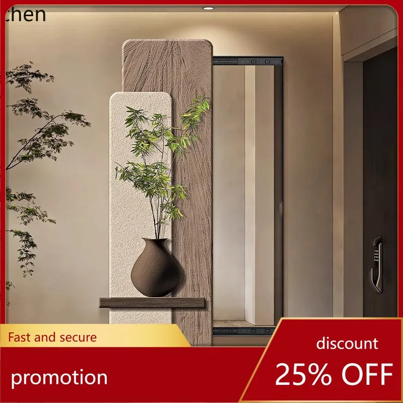 

ZML Full-Length Mirror with 3D Effect, Hidden Dressing Mirror, Sliding Mirror, Entryway Decorative Painting