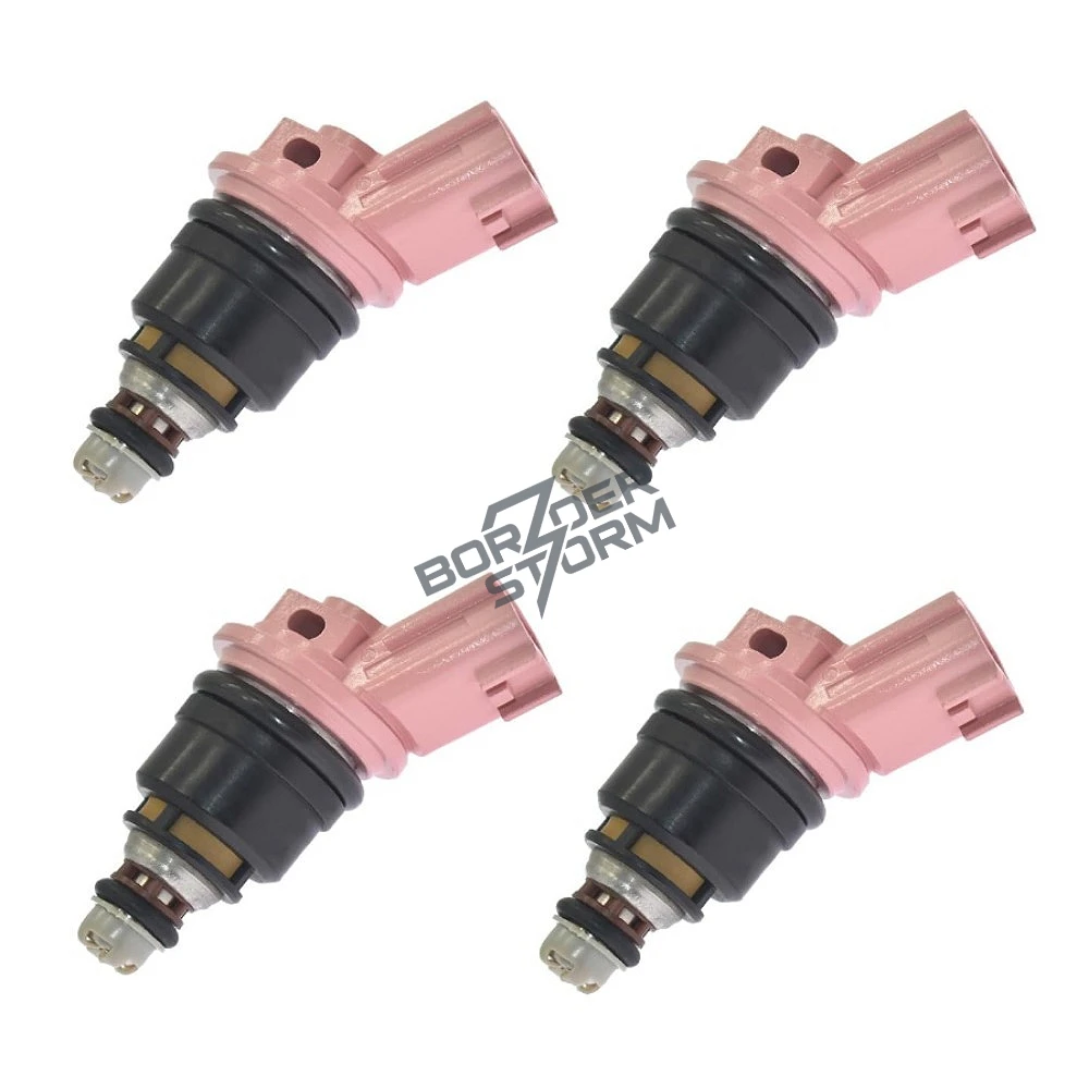 4Pcs 16600-57Y00 16600-57Y01 Fuel Injector Nozzle Set Fits For Nissan Sentra 200SX NX Tsuru Lucino GA16DE GA15DE 1.6L Auto Parts