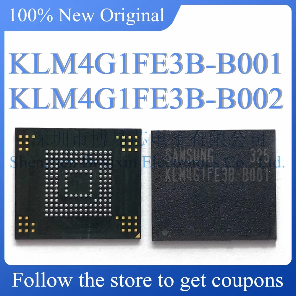 

NEW KLM4G1FE3B-B001 KLM4G1FE3B-B002 Original Product BGA-153