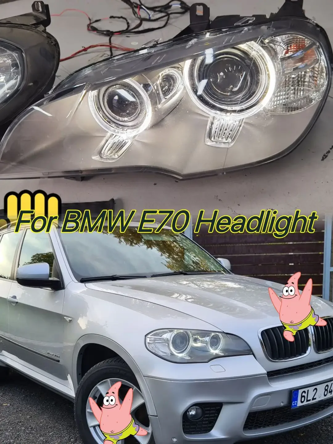 

For BMW X5 E70 Headlight Assembly OE Number 63117240791 63117240792 Auto Lighting Systems Headlamps