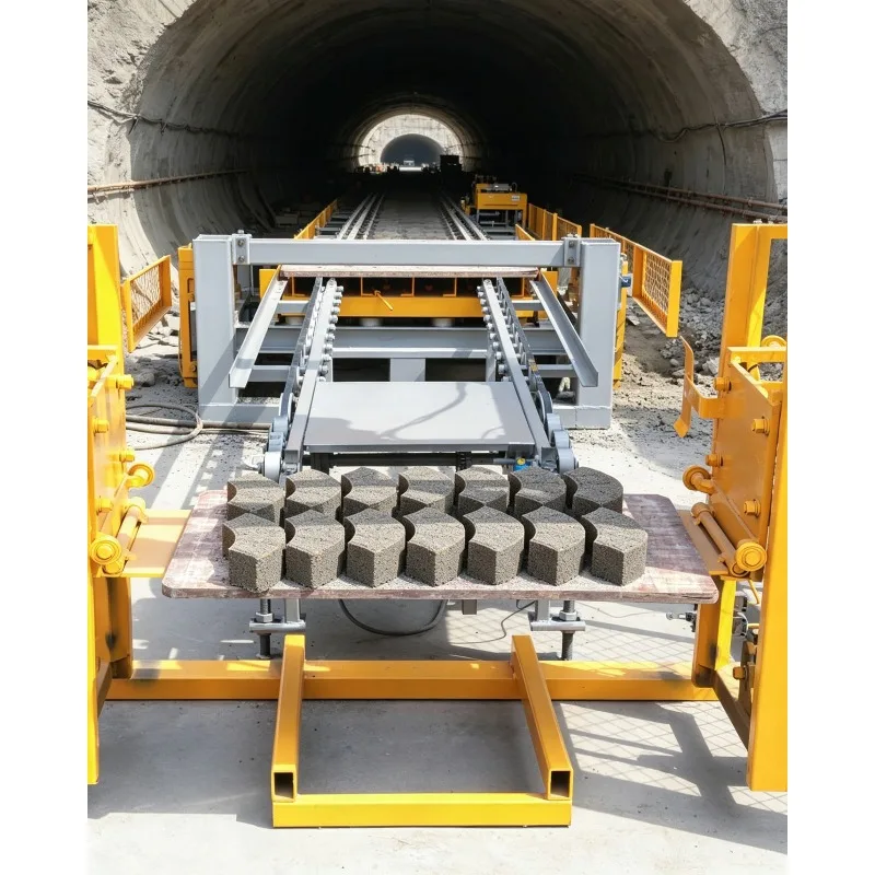 Mobile Clay Brick Interlocking Paving Making Machine Fully Automatic Bricks Manufacturing Equipment Concrete Block Machine