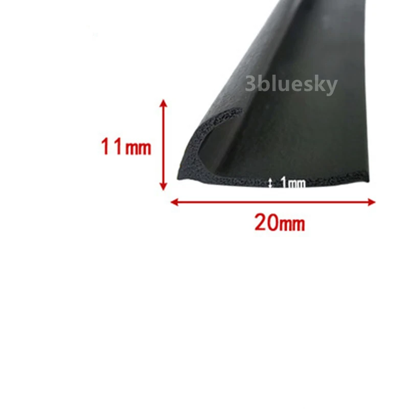 Custom EPDM Foam Rubber Angle Corner Protecor Edge Encloser Shield Collision Avoidance Gasket L Strip 11x20mm Black