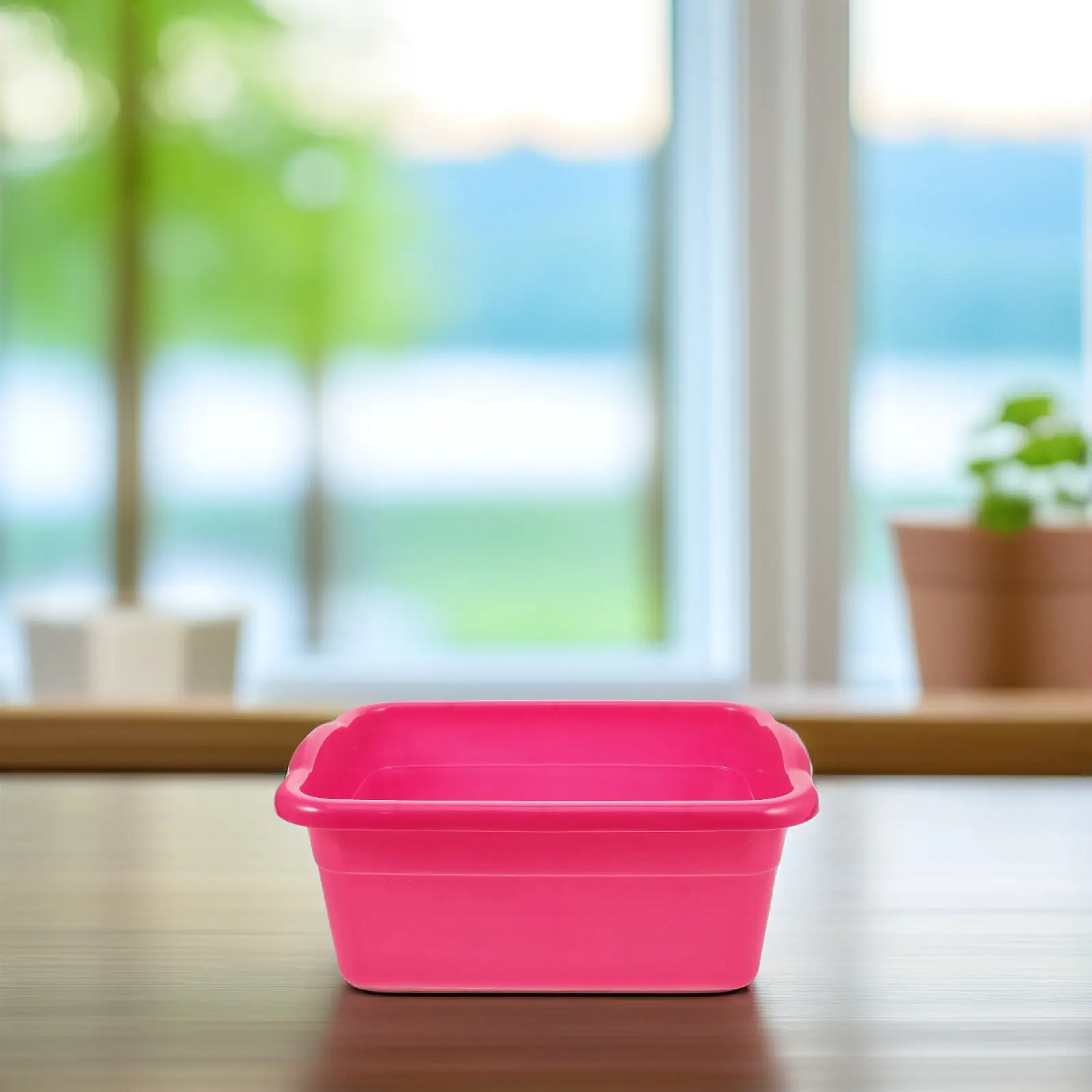 

Пластиковый таз для умывания, мытья рук, замачивания одежды и ног, глубокий, легкий, портативный, для домашнего использования в ванной комнате