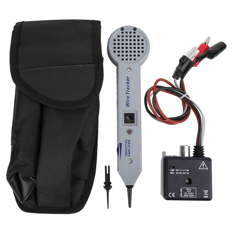 

AA08I Wire Tracer Circuit Tester 200EP High Accuracy Cable Tone Generator Inductive Amplifier and Probe Kit with Adjustable