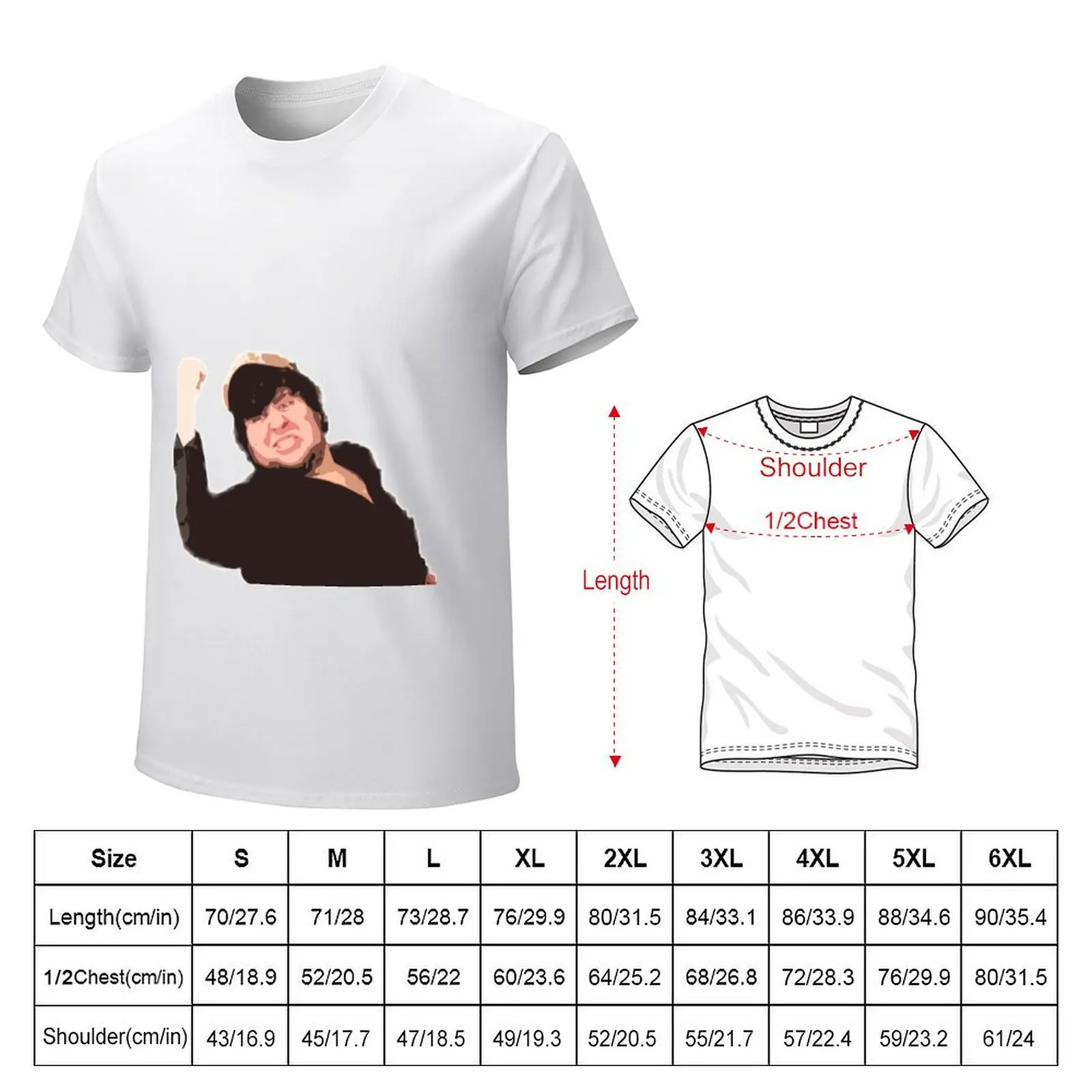 Jontron Victory Pose Cutout filter T-Shirt aesthetic clothes funnys quick-drying customs men t shirt