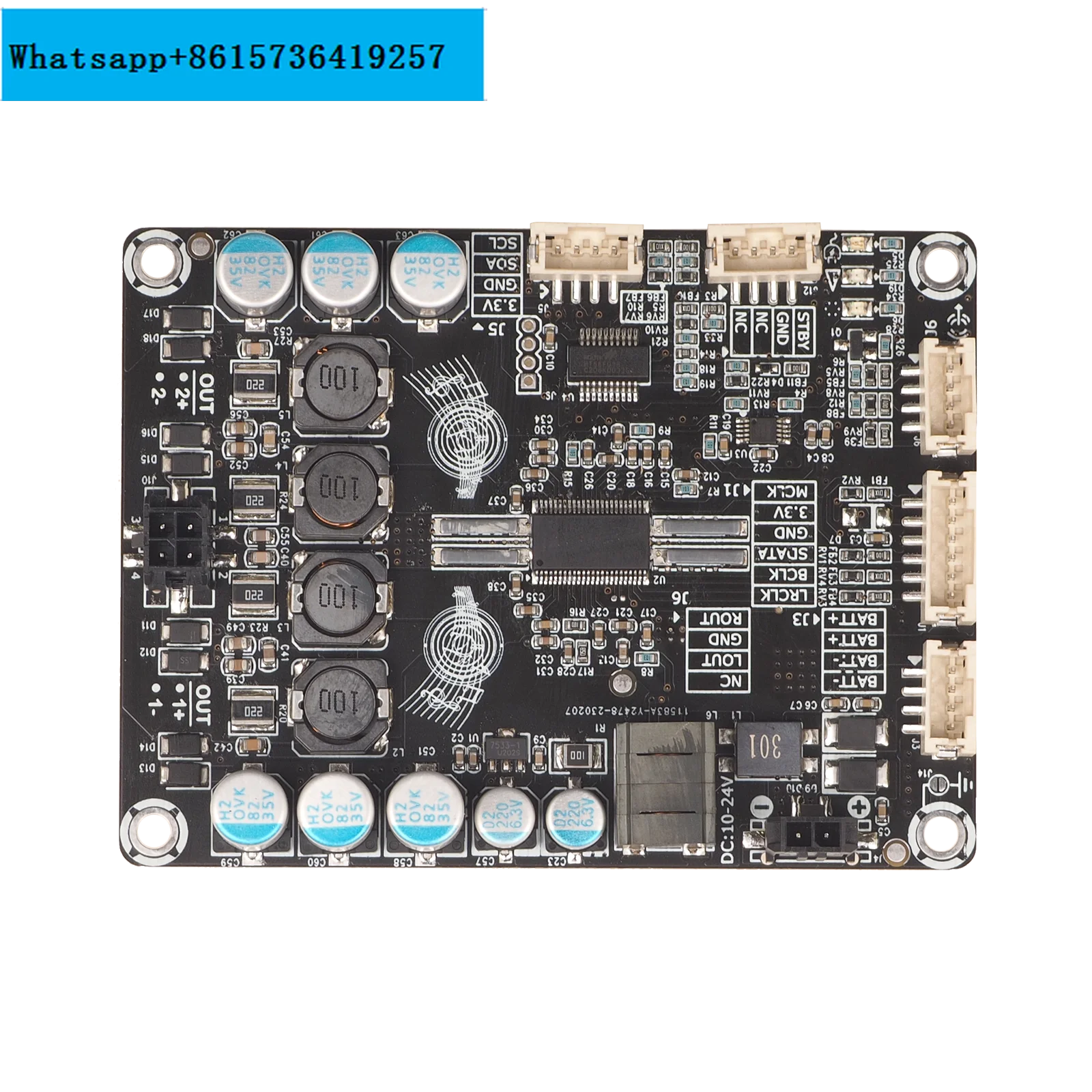 

2X30W DAC supports I2S I ² S digital input amplifier board TAS5756