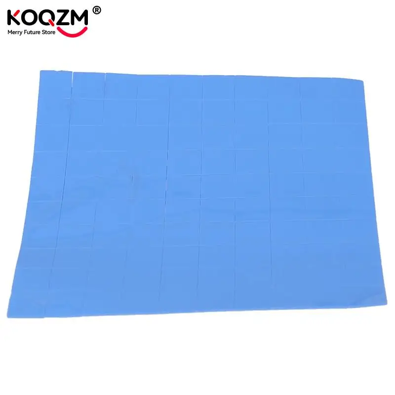 100Pcs Thermal Pad Gawat CPU Shim Pendinginan Konduktif Silikon Pad 10*10*0.5Mm