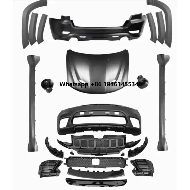 

Fit SRT Retrofit/Upgr Auto parts Side skirts Wheelbars Front bar Centre mesh Hot Sale Wide Body Kit