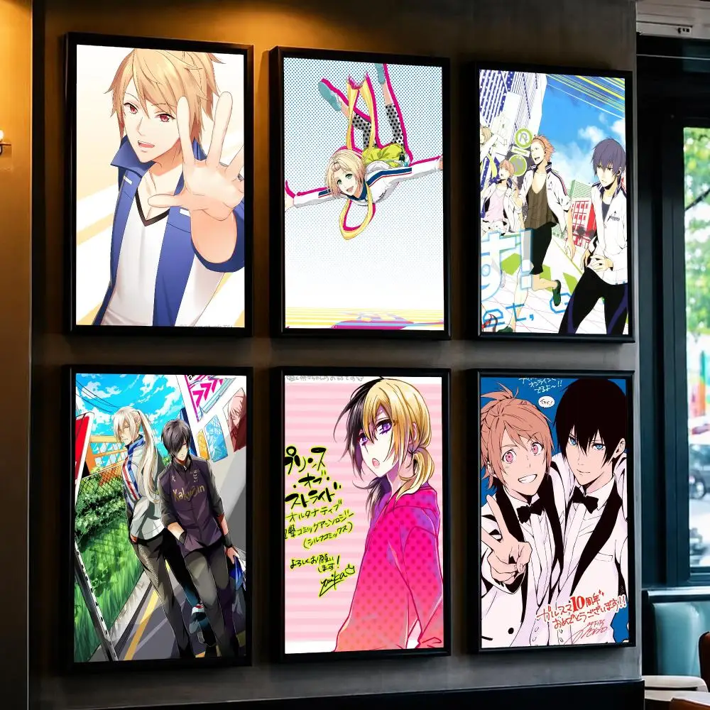 anime P-Prince of Stride Alternative-E Poster Decorative Wall Art Sticker for Cafe Office Bedroom and Living Room