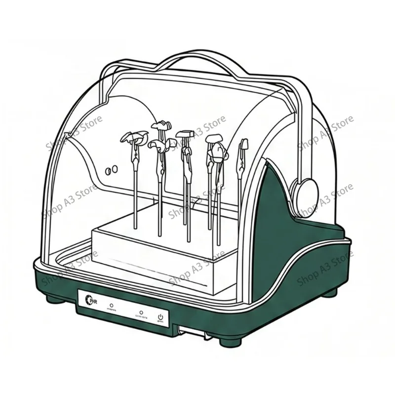 Dust-Proof Model Paint Drying Oven, Mini Airbrush Paint Curing Box for Figure & Scale Model Painting