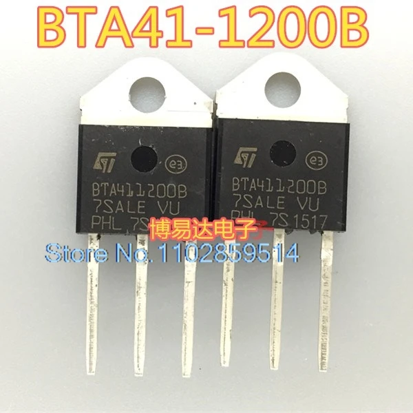 10PCS/LOT  BTA411200B BTA41-1200B 41A 1200V TO-P3