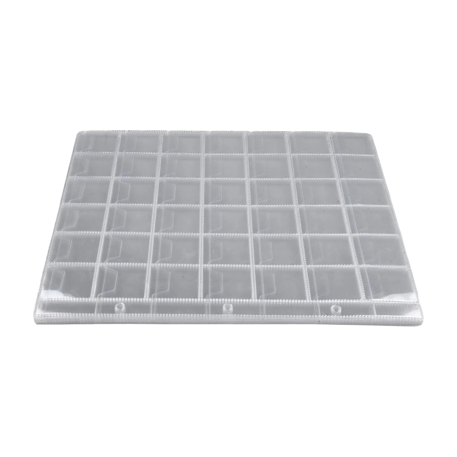 Coin Collector Supply 10 Pack 42 Pocket Clear Plastic For Pages for Storage and Display in 3-Ring Binders for Numismatic Use