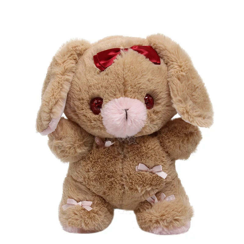 Kuscheltiere Plüsch Kaninchen puppe Plüsch tier Kawaii Fliege große Augen lange Ohren Kaninchen puppe Brithday Geschenk für besten Freund