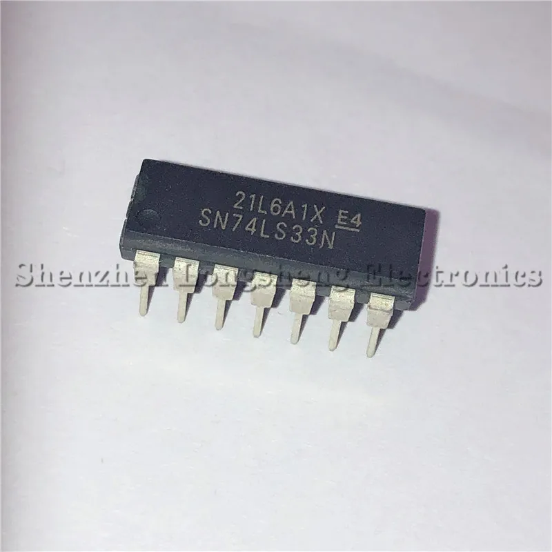 10 unids/lote nuevo SN74LS33N 74LS33N DIP-14 puerta/inversor IC en Stock