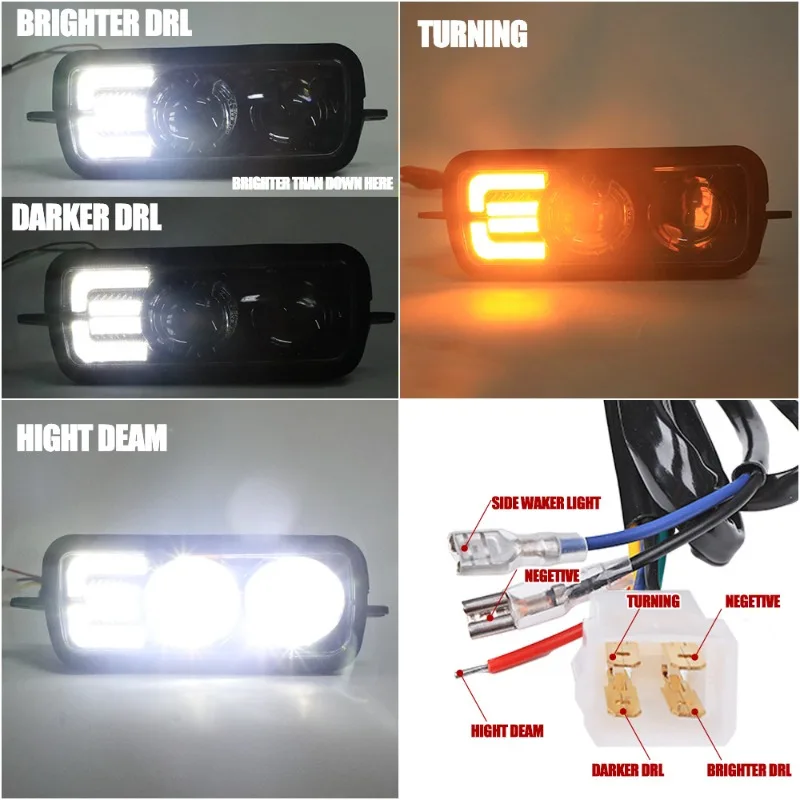 LED Fog Daytime Turn Signal Light for Niva 4x4 1995-2016