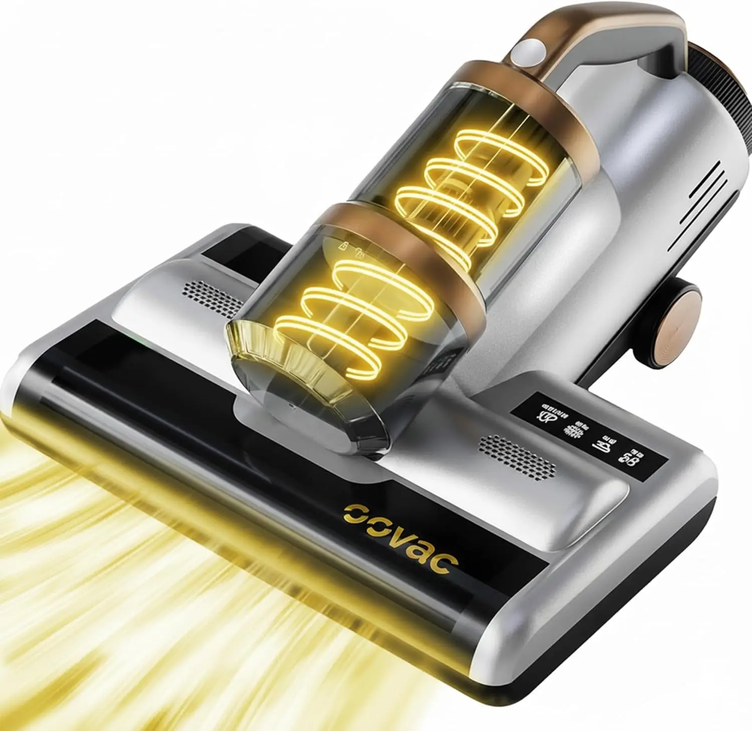 

Пылесос для матрасов и мебели с УФ-лампой, мощность всасывания 14 кПа, двойные фильтры и двойные ролики, ручной пылесос