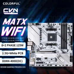 colorful amd b550 motherboard CVN B550M GAMING FROZEN V15