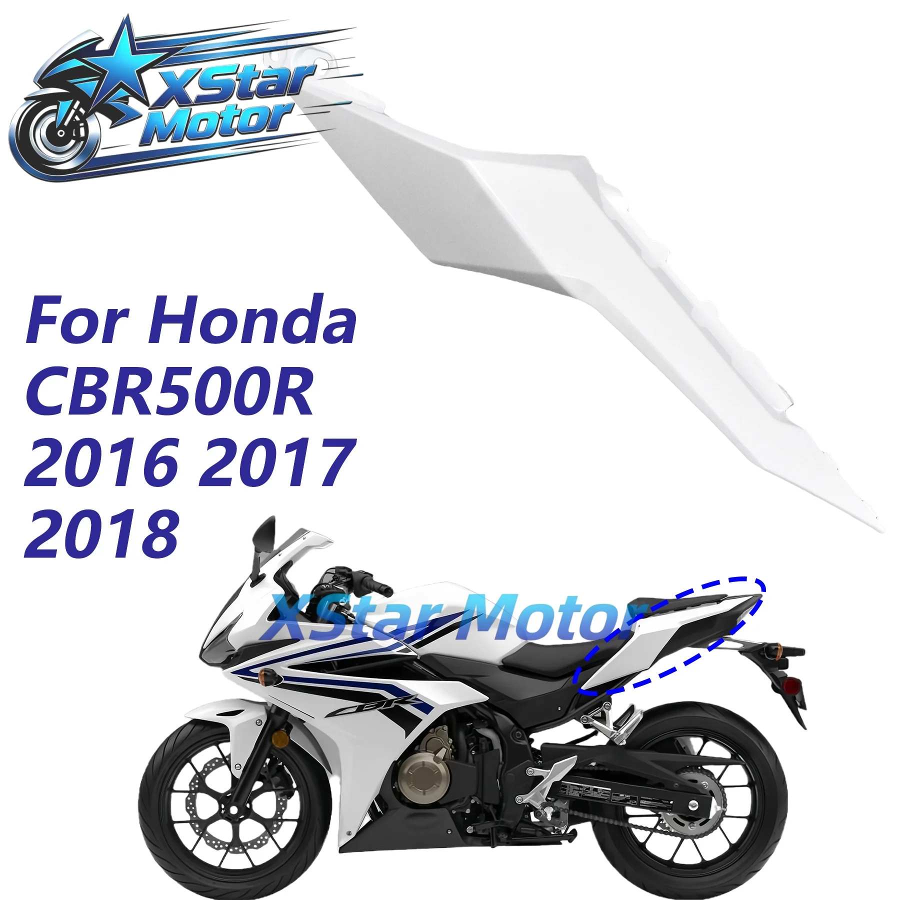 For Honda CB500F CBR500R Aftermarket Racing Motor Moto Rear Tail Side Fairing Panel Cover Case Store