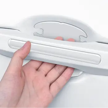 透明保護貼紙,適用於汽車門把手碗形貼紙,防刮防碰撞,隱形透明條 6 最佳銷售 汽車門把手貼紙 - №3