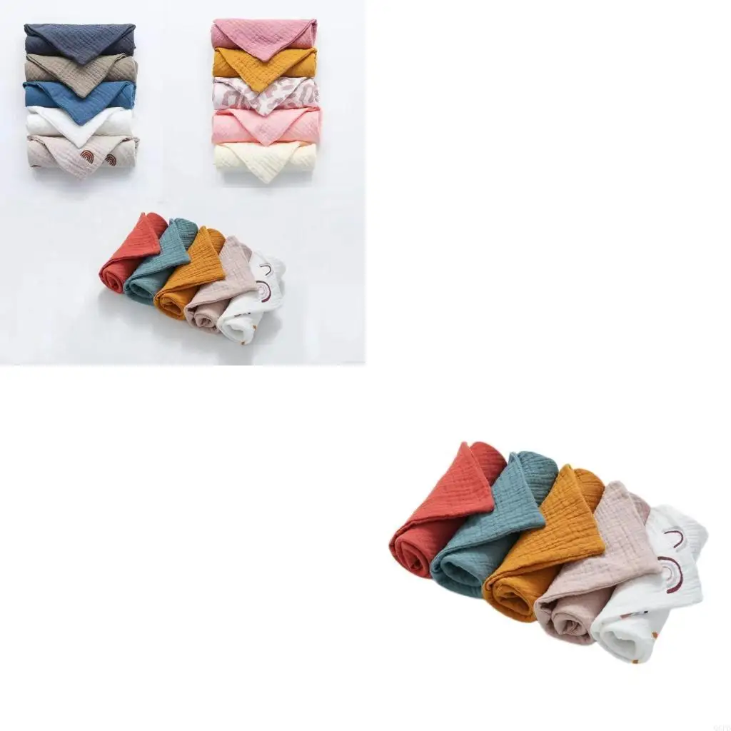 

Baby Square Towels Infant Wash Hand Face Wipes Washcloth Facecloth Handkerchief
