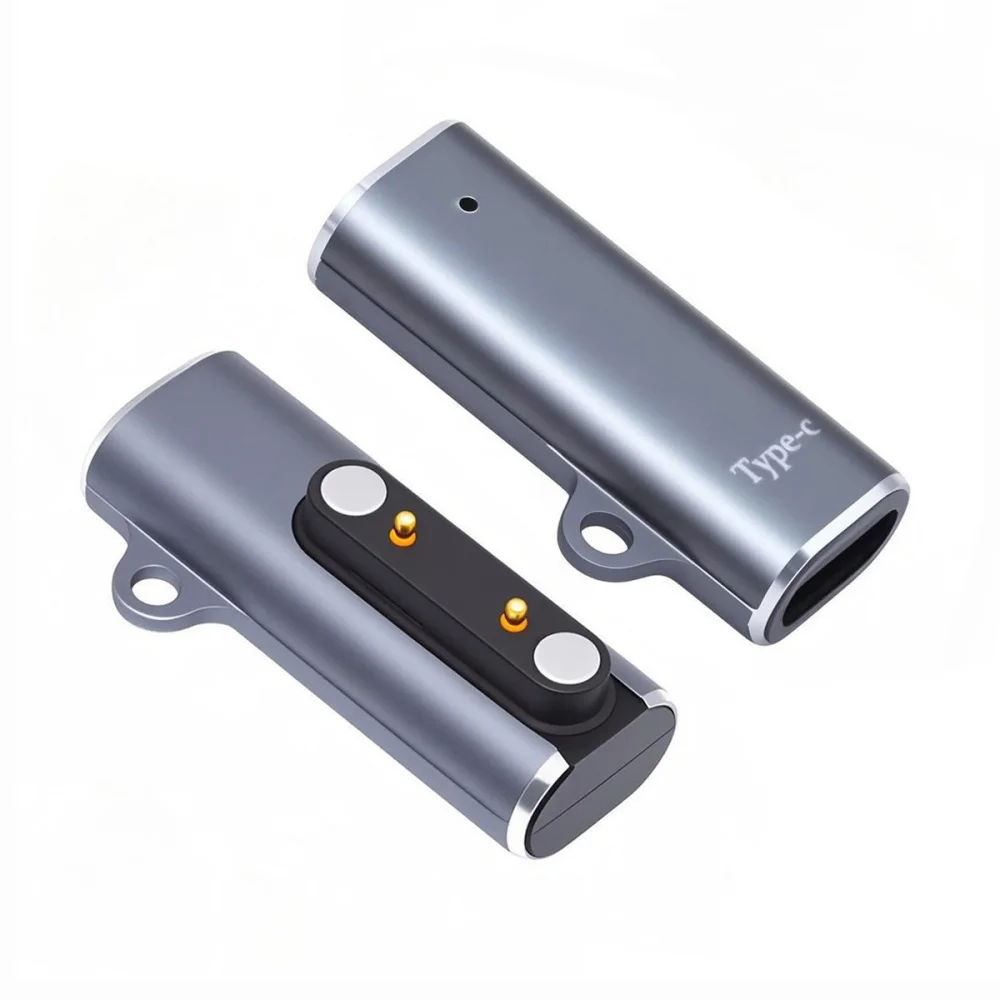 2pcs/lot Magnetic Smart Watch Charging Adapter USB Type-C to Pitch 7.62mm with 2-Pin 4-Pin Compatible with Bone Conduction