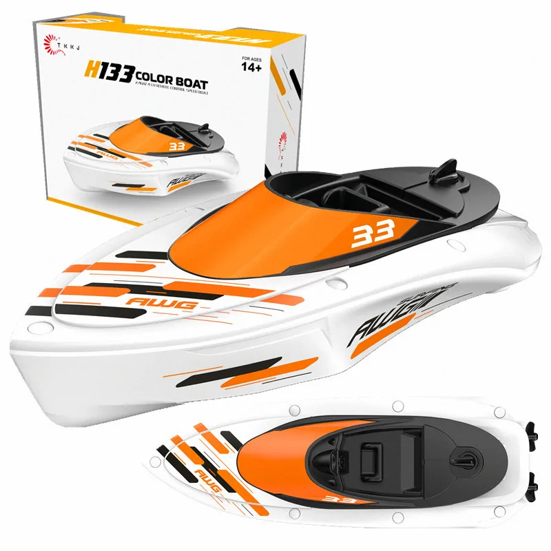 

Remote Control Boat Competition Speedboat Model 2.4G Electric RC Boat Model Toy Gift Charging Racing Boat Water Yacht Model