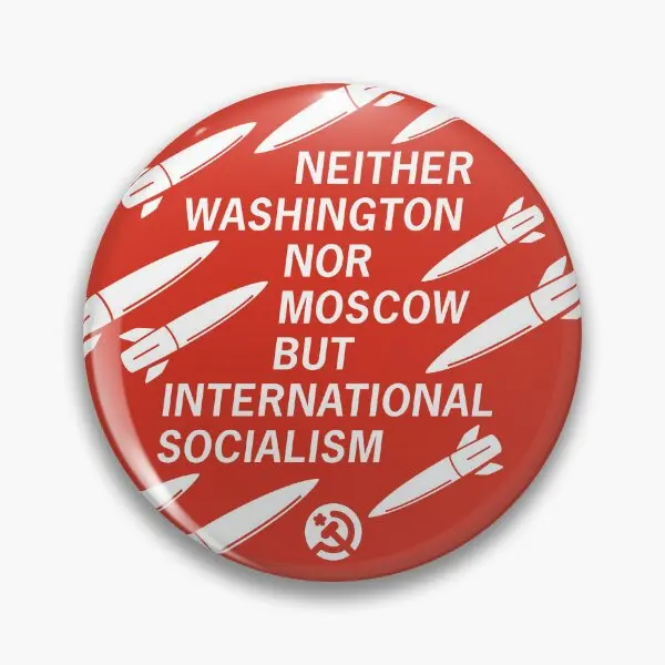 Neither Washington Nor Moscow  Soft Button Pin Women Decor Metal Brooch Hat Lover Creative Cartoon Lapel Pin Jewelry Fashion