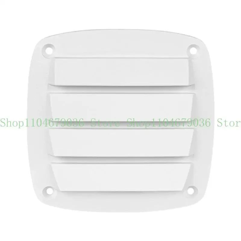 652F 5x5inch Ventilation Ducting Louver Cover for Trailer Side Wall Roof Cabin