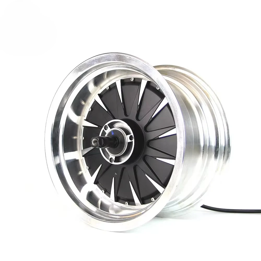 

QS Motor QS260 12x7.5inch 3000W 72V 80KPH High Power BLDC In-Wheel Hub Motor for Electric Motorcycle