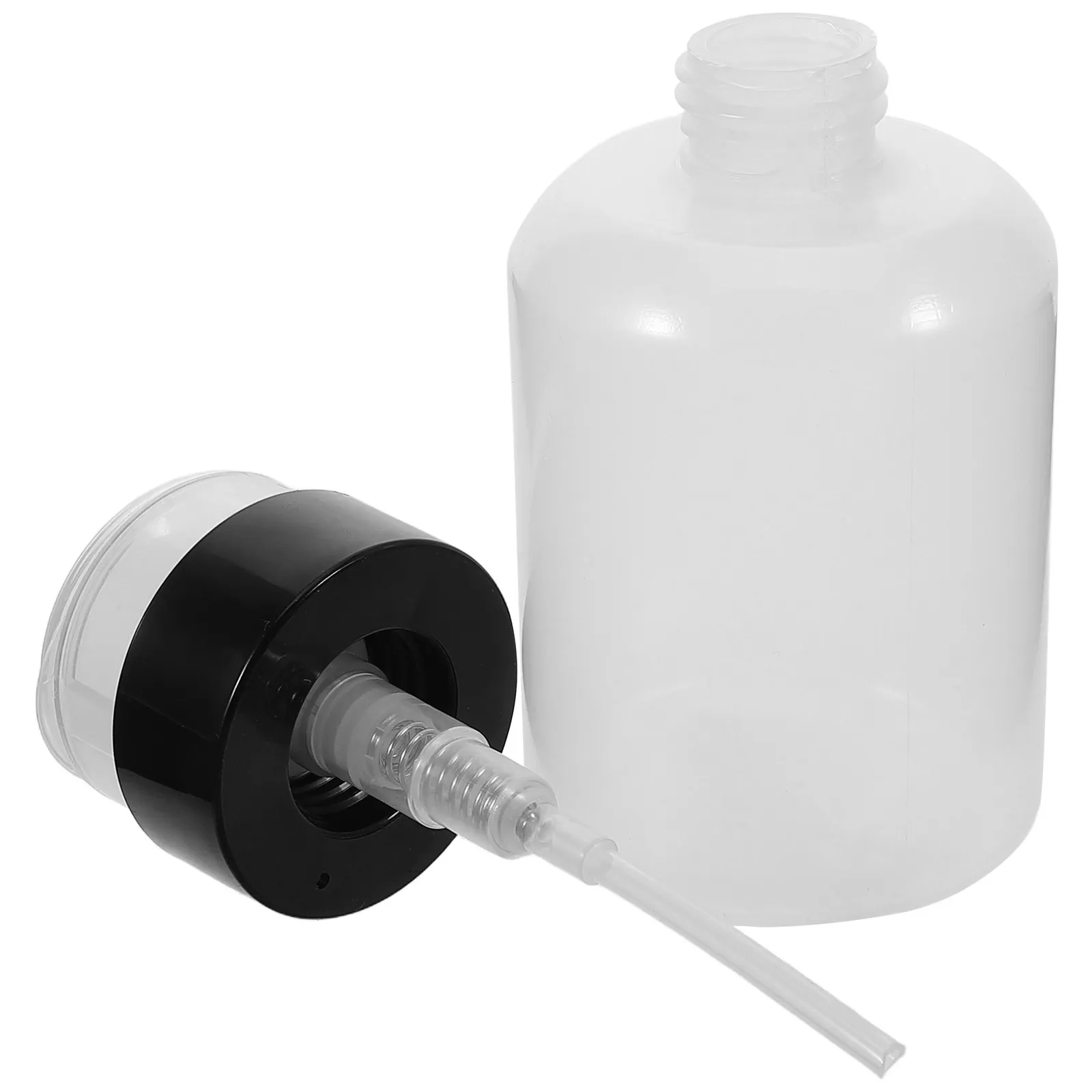 200Ml Blackhead Locking Press Down Pump Bottle Nail Polish Remover Dispenser Toner Lotion Gel Remover Manicure Empty Pump Jar