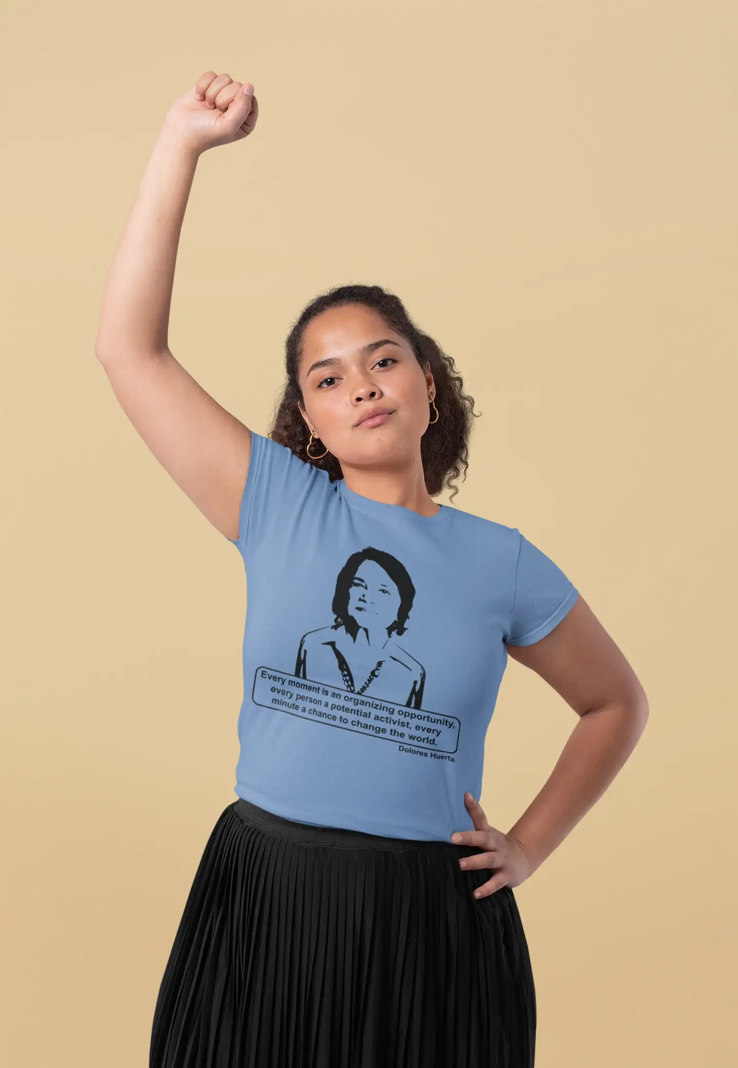 Change the World with Dolores Huerta Every Moment an Organizing Opportunity Jersey T Shirt