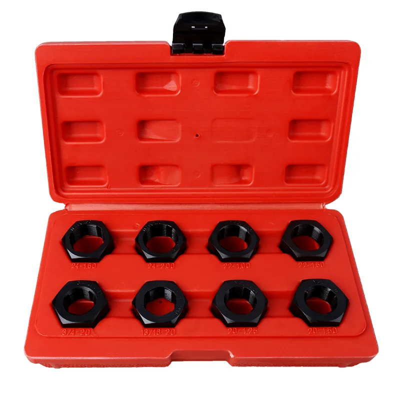 Thread Repair Tool For Damaged Stripped Rusted Screws (Metric/Imperial Hex Taps Dies Tap Wrench)-Steel Assembly Tools
