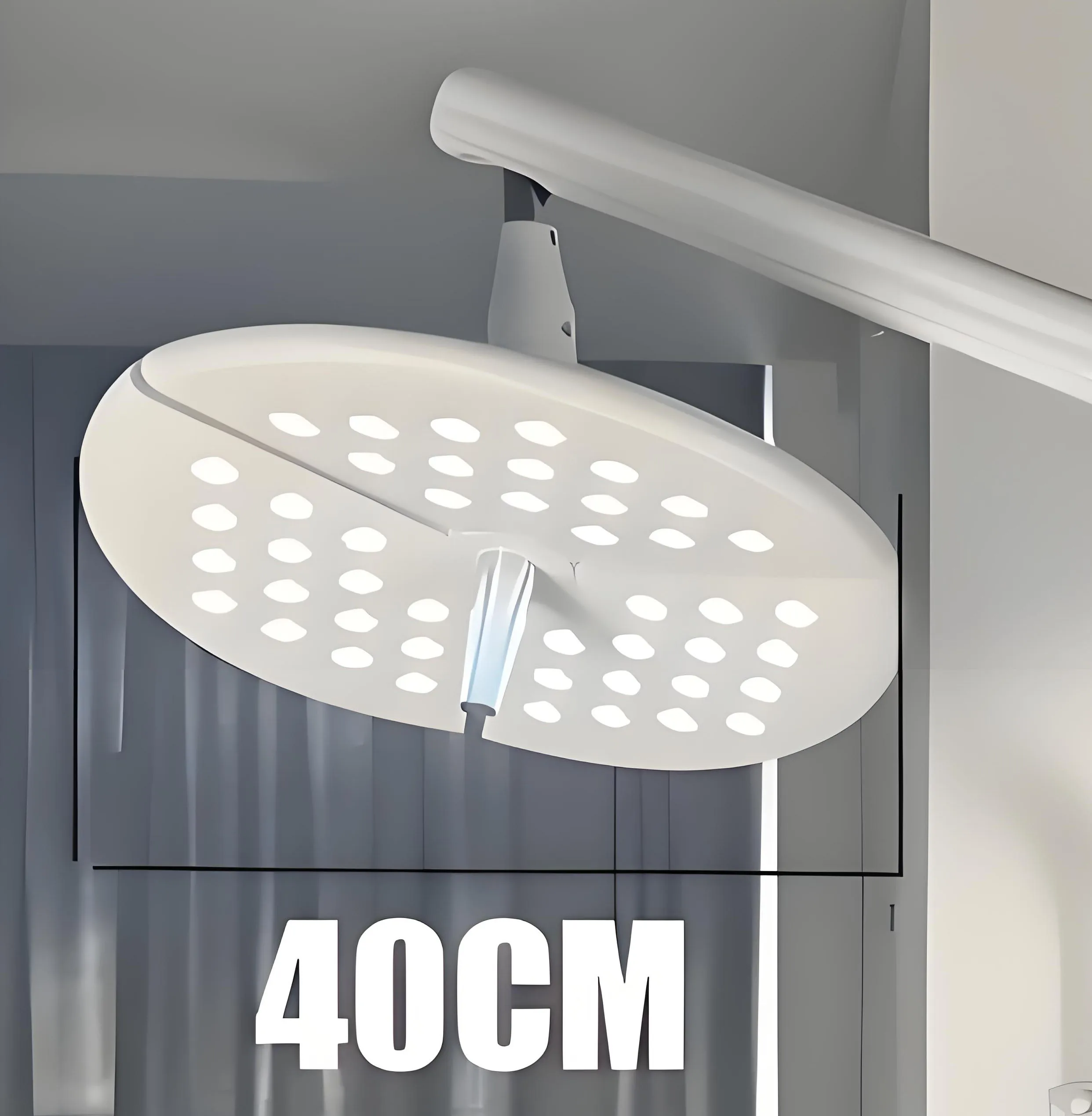60W Brightness Medical Ceiling Lamp Veterinary Examination Shadowless Surgical Dental Led Light for Dental  Pet Surgery