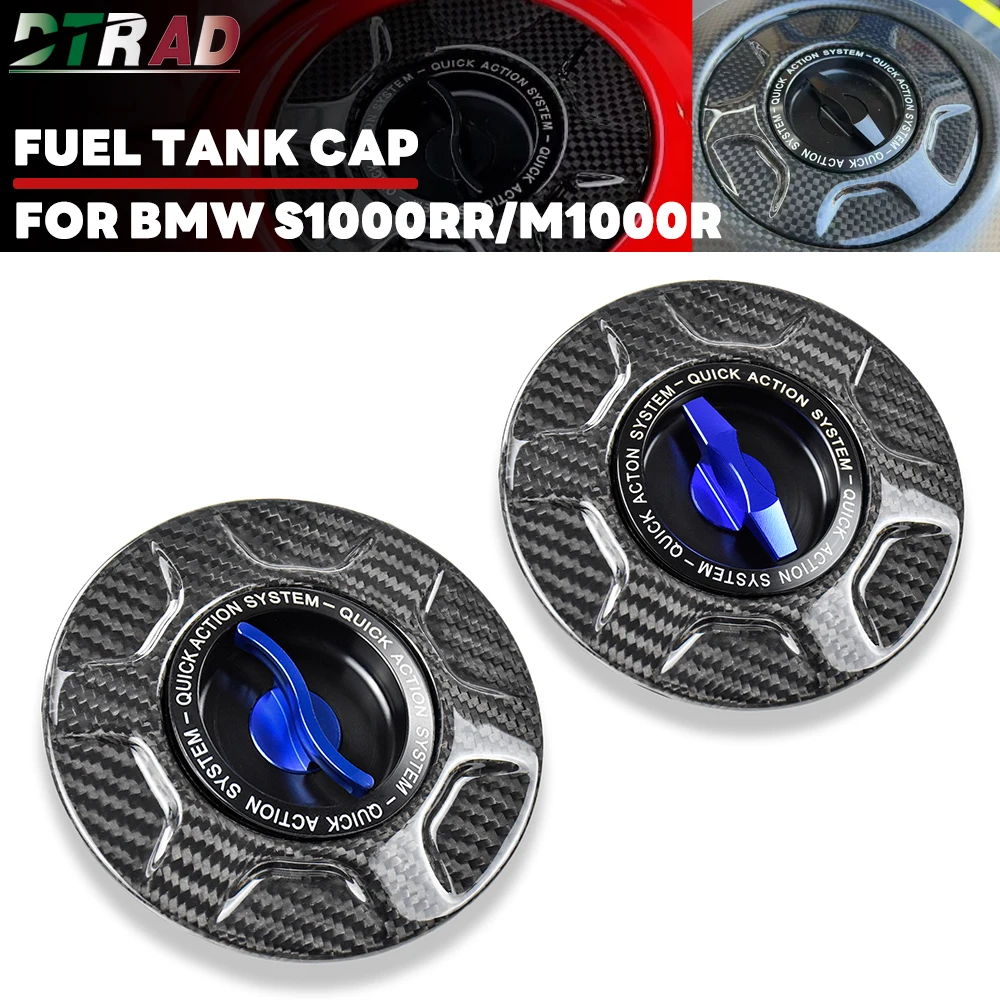 

2009-2025 New For BMW S1000RR S1000R M1000R M1000RR Accessories Real Carbon Fiber Fuel Tank Cap Gas Oil Petrol Cover Twill Gloss