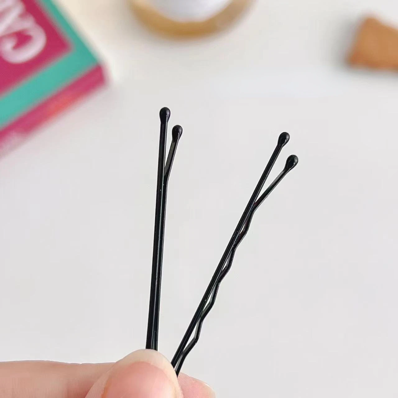 60pcs/card Professional Makeup Hair Maker Accessory Round Toe Black Hair Clip Bobby Pins Tool Tools Hot Sale