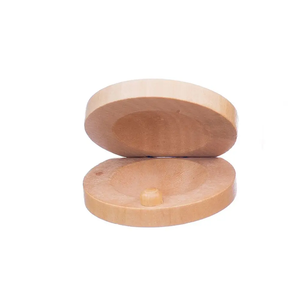 Intellectual Development Wooden Unisex Listening Ability Musical Instrument Toy Castanets Percussion