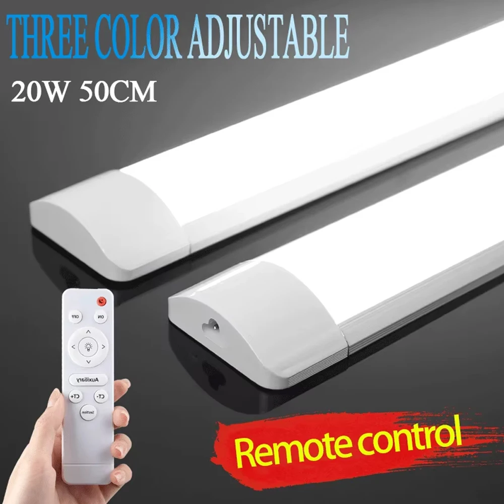 

Cabinet Light LED Lamp Tube Dimming 3 Color Cabinet Lights with Remote Indoor for Living Room Bedroom Kitchen Wall Closet Lamp